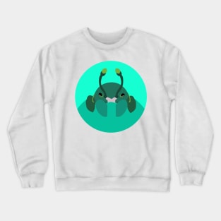 Little Green Crab Crewneck Sweatshirt